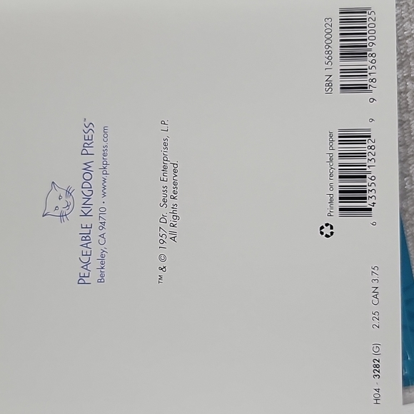 Peaceable Kingdom Press Christmas Cards, Grinch/ Trumpet, 9 Cards/Envelopes - Picture 4 of 6